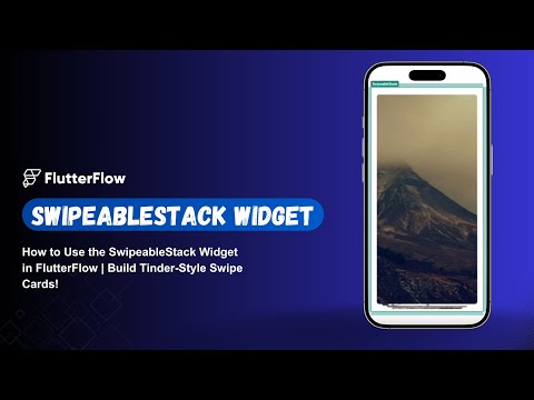 How to Use the SwipeableStack Widget in FlutterFlow | Build Tinder-Style Swipe Cards!