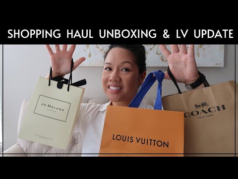 LOUIS VUITTON UPDATE: MY NEVERFULL, MY KEYHOLDER, & Unboxing from JO MALONE and COACH