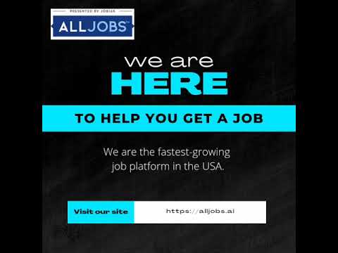 We are here to help you get a #job. We are the fastest growing #jobPlatform in the USA.