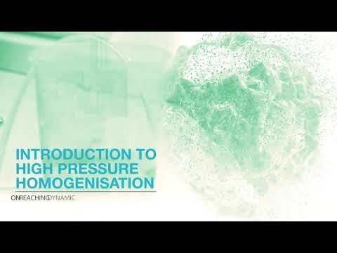What is High Pressure Homogenisation? Here's a quick introduction to the technology.