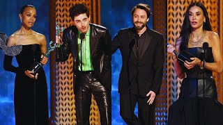 SAG Awards 2025 SHOCKERS! Timothée Chalamet, Demi Moore, Kieran Culkin & Zoe Saldaña DOMINATE!