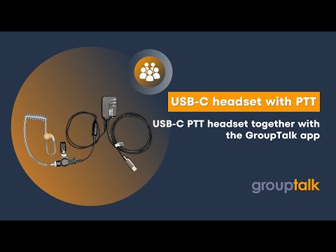 Combine a USB-C headset with a GT31 Smartphone for crystal clear voice during group calls