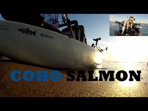 Kayak Fishing Lake Huron: Coho Salmon