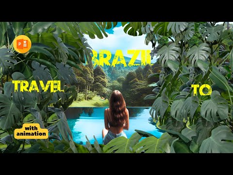 Travel Promo Animation Video in PowerPoint | Morph Transition
