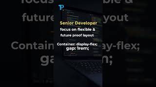Junior vs Senior CSS Developer Mindset: Are You Making This Mistake? 😱 #Shorts