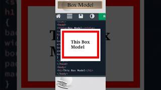 𝐁𝐨𝐱 𝐌𝐨𝐝𝐞𝐥 | #boxmodel #border #padding #margin #html5 #html #css #style #website @Educationslearning