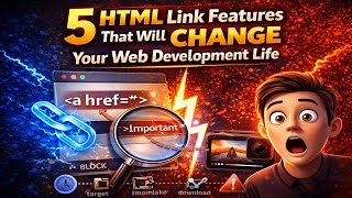 5 HTML Link Features That Will CHANGE Your Web Development Life | HTML Tutorial #11 (2025)