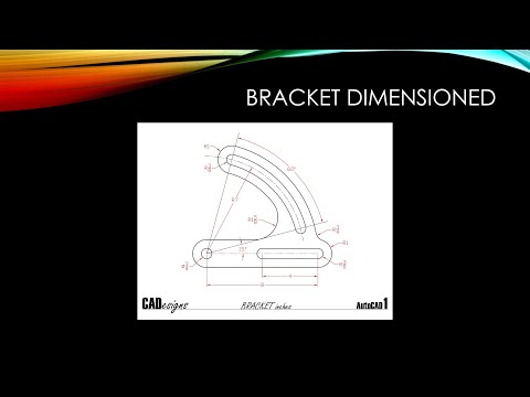 AutoCAD Bracket Tutorial