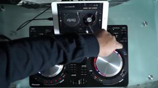 Pioneer DDJ WeGO3 - Funcionamiento con iPad y el app djay2