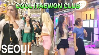 [4K] Itaewon club street friday night walk-friday night at Itaewon club is really very cool