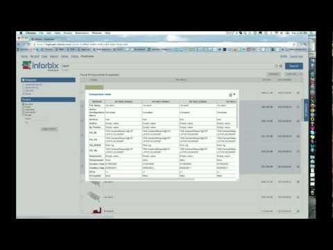 Inforbix Duplicates App demo