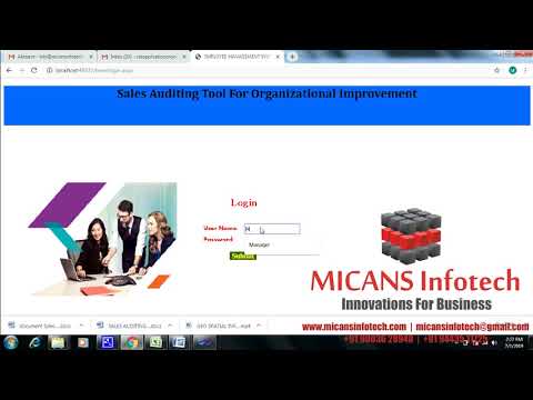 ASP .NET SOURCE CODE FOR SALES AUDITING TOOL FOR ORGANIZATIONAL IMPROVEMENT
