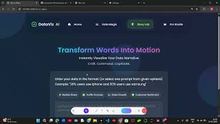 Dataviz.AI - Hackathon MVP  Submission. (100x enginners-genai buildathon)