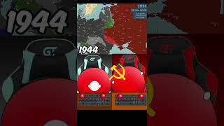 3rd Reich and USSR speedrun WWII (Eastern Front WW2)#countryballs #memes #ww2