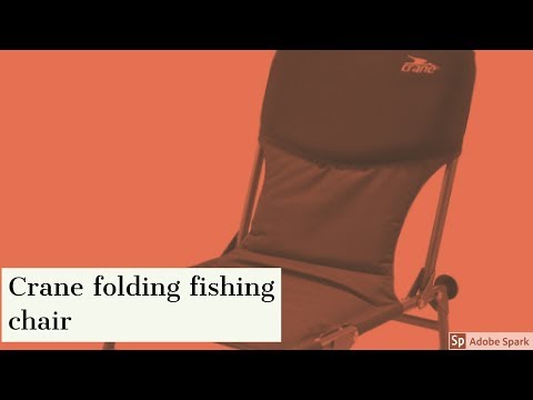 CRANE FOLDING FISHING CHAIR UNBOXING