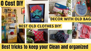 NO Cost Home Organisation ideas l zero cost Hack for  kitchen and Home ORGANIZATION Hacks