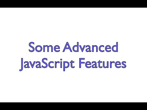 Advanced JavaScript