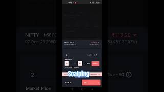 option buying.     scalping #stockmarket #optiontradingliveprofit