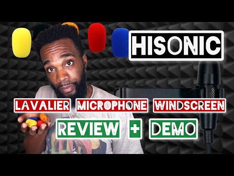 Hisonic Lavalier Microphone Windscreen 5 pack Review + Demo