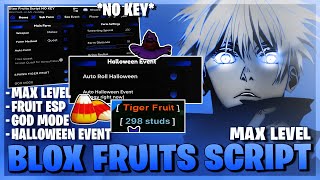 Blox Fruits Script *NO KEY* - Auto Farm, Fruit Sniper, Godmode, Halloween Event, Max Level & More! 🧛