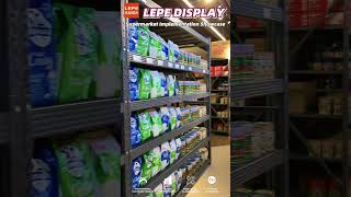 No more empty shelf shame!#grocerydisplay  #retailsolutions  #supermarkethacks  #storelayout