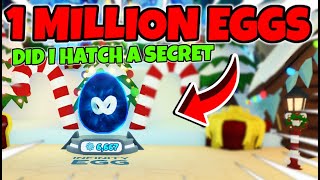 I hatched 1,000,000 CHRISTMAS EGGS And Got THIS.... In Bubble Gum Simulator INFINITY