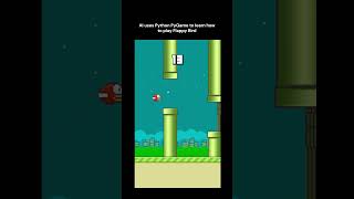 AI uses Python PyGame to learn how to play Flappy Bird #AI #python #raspberrypi