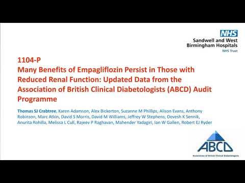 Benefits of Empagliflozin Persist in Reduced Renal Function: ABCD Nationwide Empagliflozin Audit