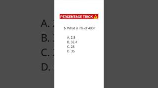 Use this mathtrick and percent is easy ✅️#math #mathtutor #mathtrick #mathhack #percent #percentage