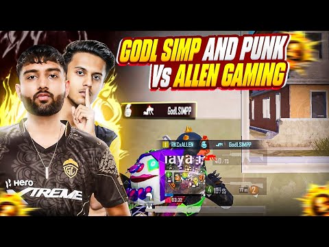 5 Finger player Vs GodLike Punk & Simp 🌟| Fastest 1v4 Clutches 🔥