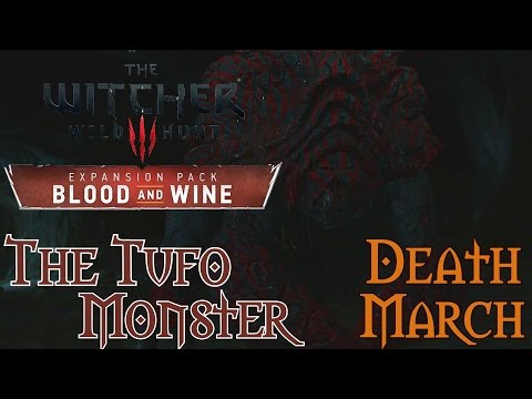 The Witcher 3: BLOOD AND WINE "Tufo Boss Fight" On Death March