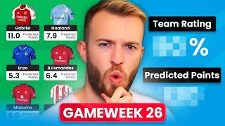BEST GW26 TRIPLE CAPTAIN ACCORDING TO AI! | MY FPL GW26 TEAM SELECTION | FPL 2025/26