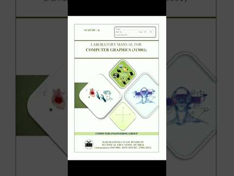 CGR(Computer Graphics 313001) Practical No.1|| MSBTE K-Scheme Second Year Computer Engineering #msd