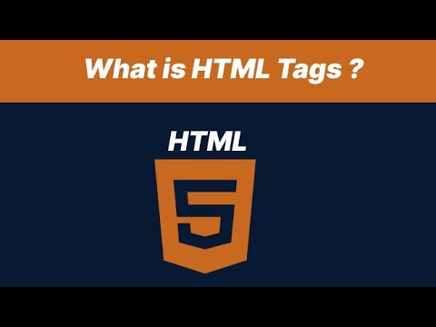 1- HTML Tags Part One