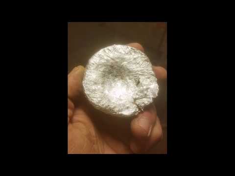1st time using my home made foundry and I made my 1st ingot