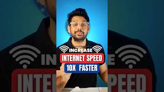 Increase internet speed 10X fast #networkcable #speed #internet #viralvideo #shortsfeed #fiberfast