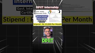 Internship Opportunity With Government Of India under DPIIT Internship Scheme 💯💰