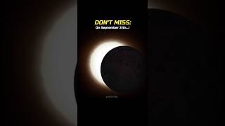 A Partial Solar Eclipse on September 21th...! 🌙🌍 #shorts #sun #science #sciencefacts