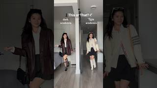 Dark vs. Light Academia #stylingtips #darkacademia #lightacademiaaesthetic #koreanfashion