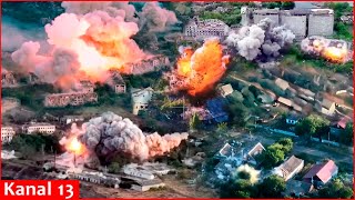 Ukrainian Nemesis regiment bombed fuel, equipment, and ammunition depots along the entire front