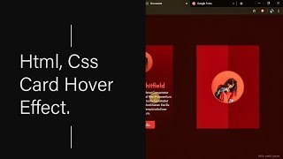 #helloworldpower HTML, CSS CARD HOVER EFFECT TUTORIAL