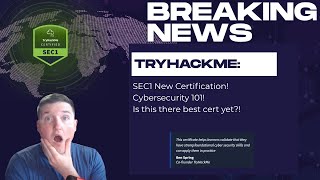 TryHackMe SEC1 Certification Review — Is This the BEST Beginner Cyber Cert in 2026?#TryHackMe #sec1
