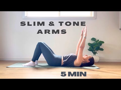 Lose Arm Fat in 5 Minutes – Beginner Pilates (No Equipment Needed!)
