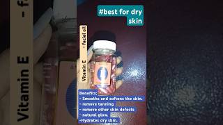 #VitaminE #facialoil -  use at night time