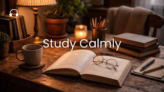 Cozy Study Session | Wooden Desk, Candle Light & 3 Hours of Pure Focus