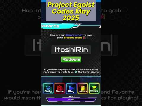 All *NEW* Project Egoist Codes May 2025 #projectegoist #robloxcodes #robloxgames