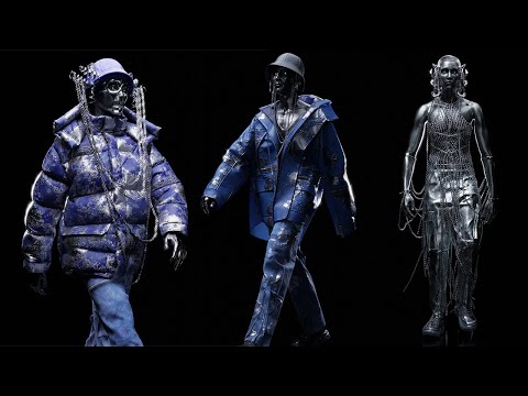Digital Fashion Blender  NFT PARIS 2024 - Clo3d, Substance Painter, Blender - Digital Fashion Show