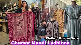 Ghumar Mandi Winter Special Mehak Designer Collection Ludhiana | Winter Kurti Set & Velvet Cord Sets