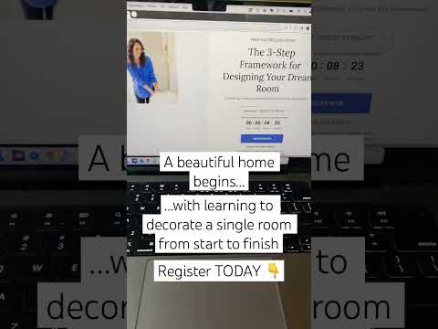 FREE Room Design Masterclass - register at link in profile