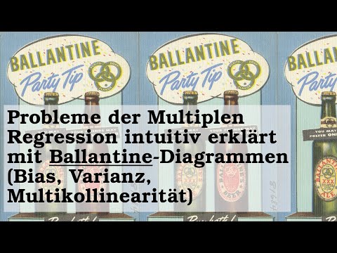 Probleme der multiplen Regression intuitiv erklärt mit Ballantine-Diagrammen (Multikollinearität...)